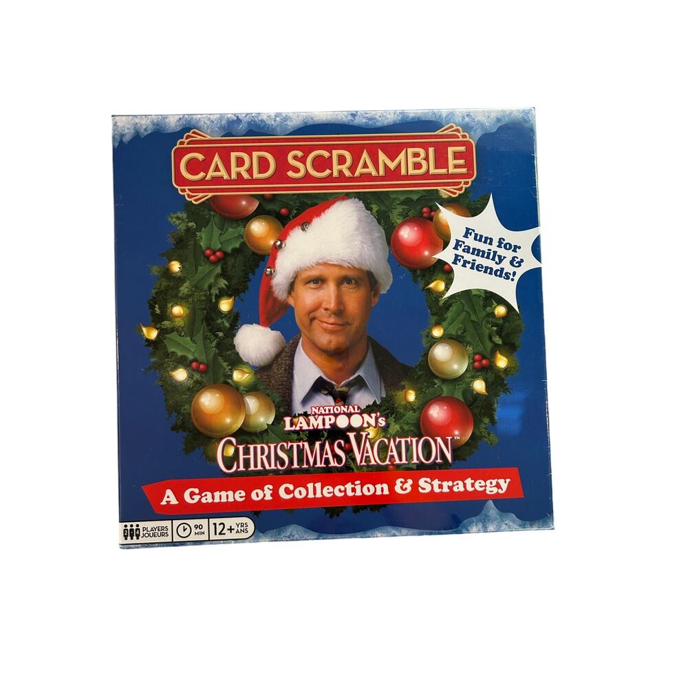 National Lampoon’s Christmas Vacation Card Scramble Game Brand New Sealed